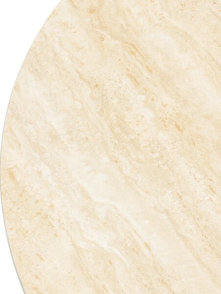 Hector Konferenční stolek Alesund 90 cm travertin/dub přírodní