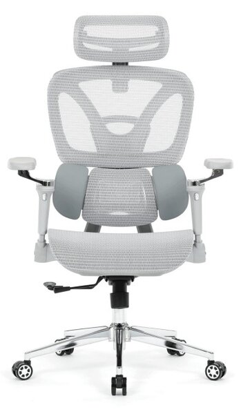 Kancelářská židle šedá síťovina KA-B2363 GREY