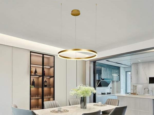 LED Stmívatelný lustr na lanku LED/42W/230V 3000-6500K + dálkové ovládání