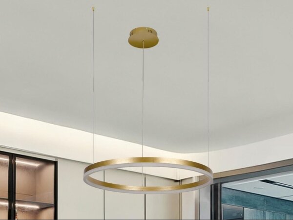 LED Stmívatelný lustr na lanku LED/42W/230V 3000-6500K + dálkové ovládání