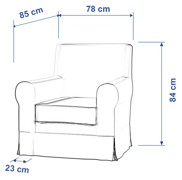 Potah na křeslo IKEA Ektorp Jennylund