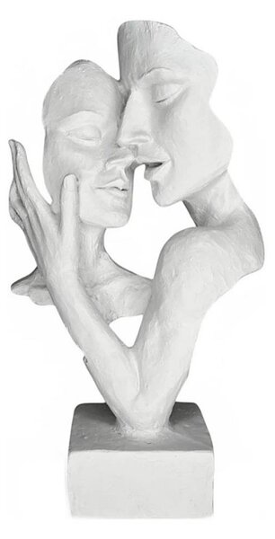 Stolní dekorace 29x9x17 cm pryskyřice/bílá