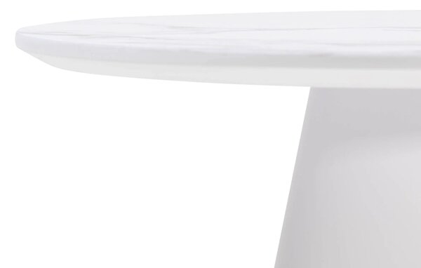 Hector Konferenční stolek Margos 46 cm bílý/mramor I