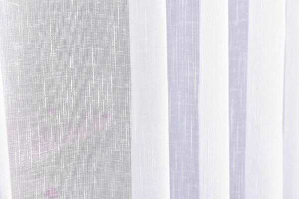 Záclona markizeta plain, Reindrop s olůvkem metráž, bílá 140 cm