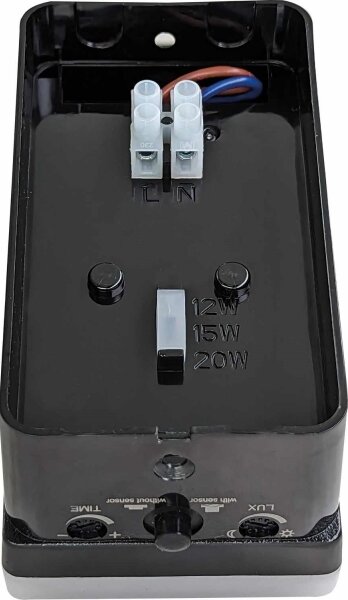 LED Venkovní nástěnné svítidlo se senzorem pohybu a soumraku LED/20W/230V IP65
