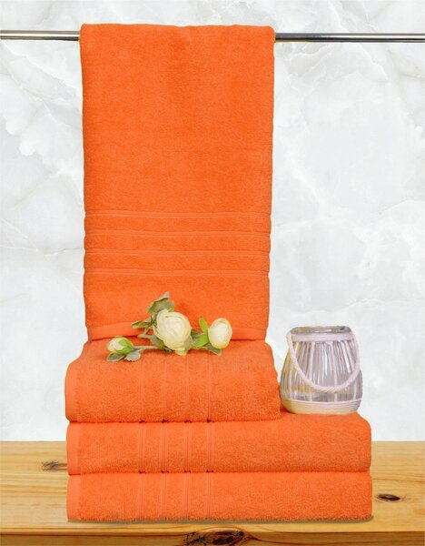 Bavlněný ručník a osuška, Finer oranžový