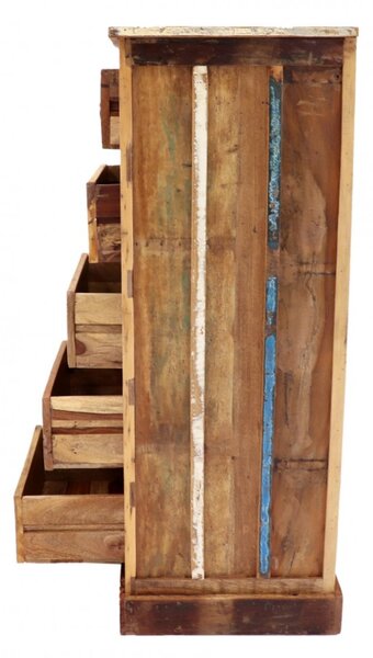 Komoda Retro 60x120x45 z recyklovaného mangového dřeva