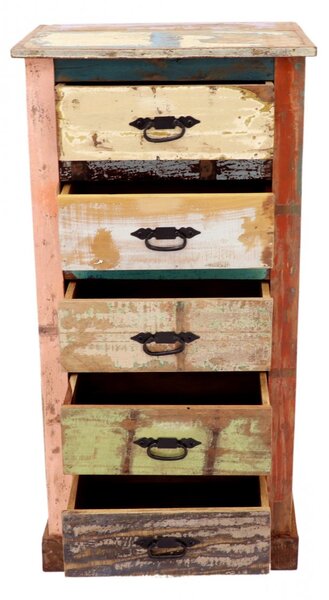 Komoda Retro 60x120x45 z recyklovaného mangového dřeva