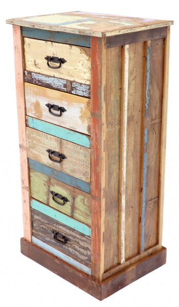 Komoda Retro 60x120x45 z recyklovaného mangového dřeva