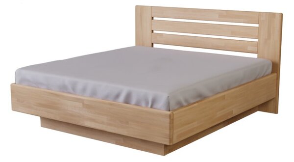 Masivní postel MERKUR - Solwo Design Materiál: Buk cink, Barevne provedení: Olejování přírodní 101/201, Specifikace: 140x200