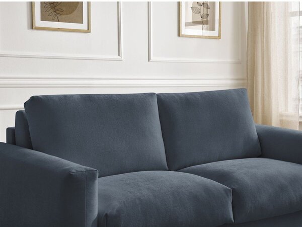 Tmavě modrá pohovka na každodenní spaní/rozkládací 200 cm Cocoone – Bobochic Paris