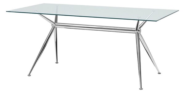 MIDJ - Stůl BRIOSO skleněný