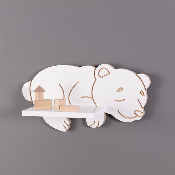 Polička Sleeping Bear 48x14x25cm