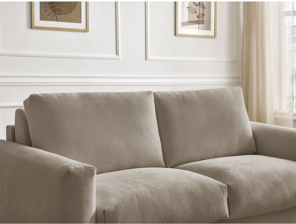 Taupe pohovka na každodenní spaní/rozkládací 200 cm Cocoone – Bobochic Paris