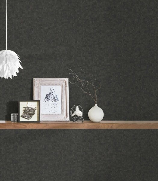 A.S. Création | Vliesová tapeta na zeď Geo Effect 38593-2 | 0,53 x 10,05 m | černá