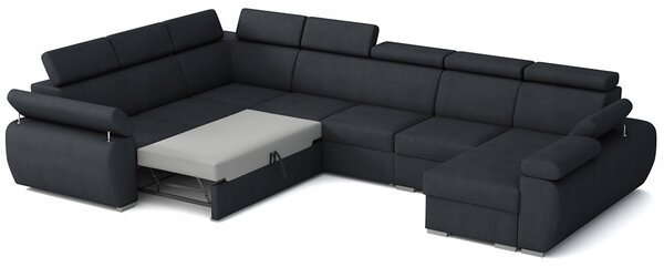 Sedací souprava BASTON | 260x390x170 cm | rozkládací + 2x úložný prostor | VÝBĚR TKANIN