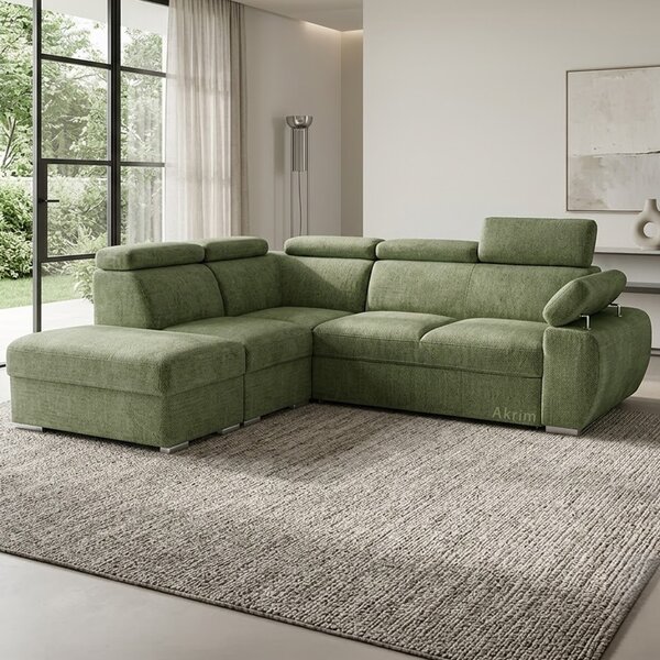 Sedací souprava BASTON | 230x260 cm | rozkládací + úložný prostor | VÝBĚR TKANIN