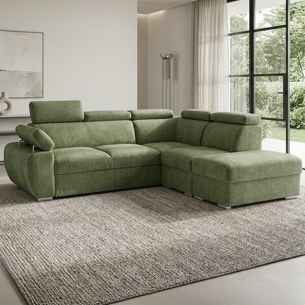 Sedací souprava BASTON | 260x230 cm | rozkládací + úložný prostor | VÝBĚR TKANIN