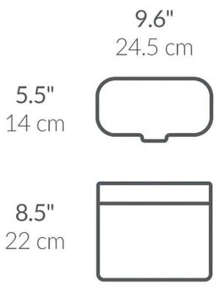 Simplehuman odpadkový koš na kompostovatelný odpad z kuchyně – 4l, matná zlatá, FPP