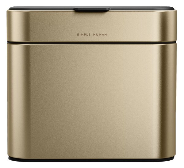 Simplehuman odpadkový koš na kompostovatelný odpad z kuchyně – 4l, matná zlatá, FPP