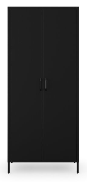 Černá šatní skříň FLAVIO Modern 800 x 1850 x 450 mm