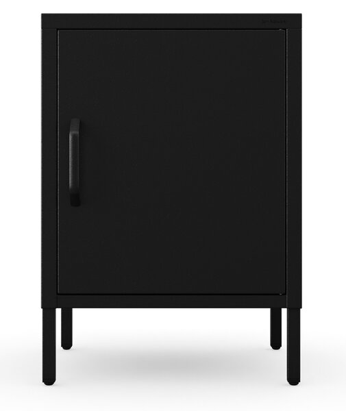 Černý kovový noční stolek MIA Modern 424 x 595 x 400 mm