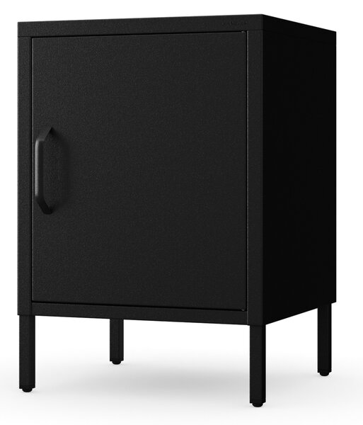 Černý kovový noční stolek MIA Modern 424 x 595 x 400 mm