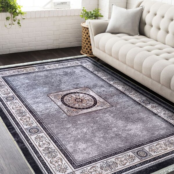 Makro Abra Moderní kusový koberec protiskluzový Horeca-New 137 šedý vícebarevný Rozměr: 80x150 cm