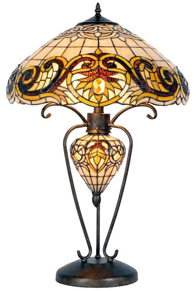 Stolní lampa Tiffany - Ø 46*76 cm - Clayre & Eef