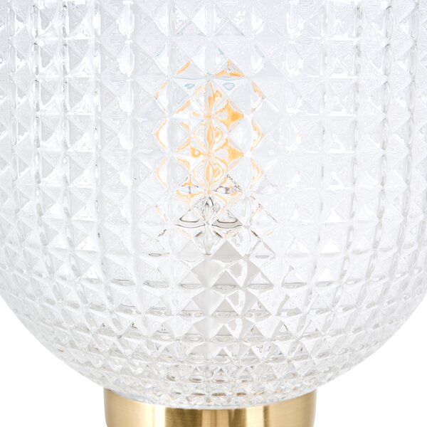 Stojací lampa PORTERO Kov Zlatá