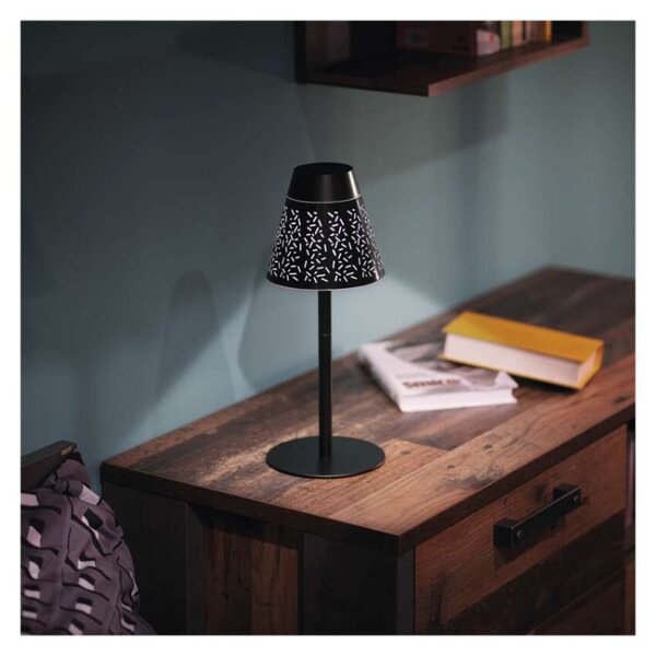 EMOS LED stolní lampa GRACE, nabíjecí, IP44 1538200000