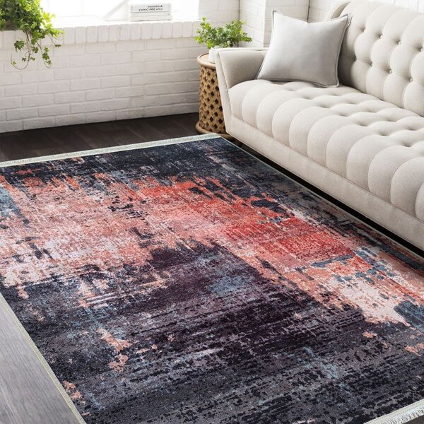 Makro Abra Moderní kusový koberec protiskluzový Horeca-New 143 Abstraktní vícebarevný Rozměr: 80x150 cm