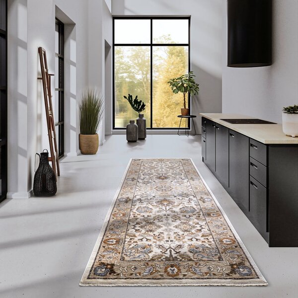 Hnědo-krémový běhoun 80x190 cm Egon – Villeroy&Boch