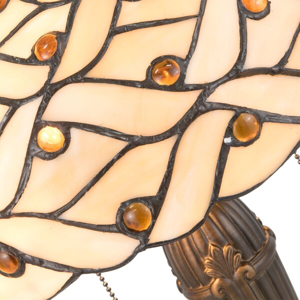 Stolní lampa Tiffany Joana - 30*51 cm 2x E27/40W - Clayre & Eef