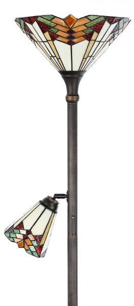 Stojací lampa Tiffany Montaq - Ø 30*178 cm - Clayre & Eef