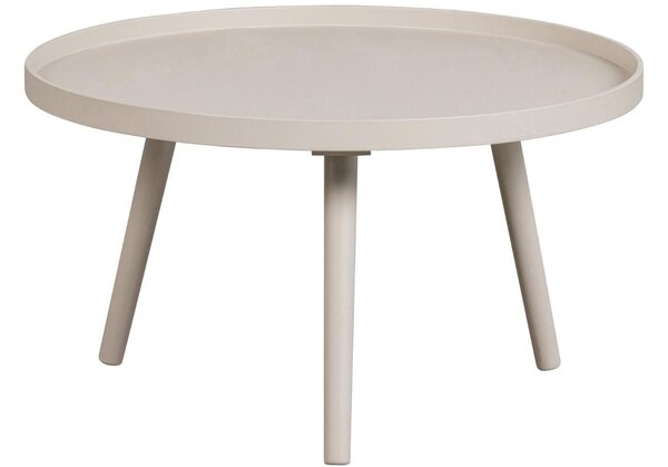 Hoorns Béžový lakovaný konferenční stolek Mireli 60 cm