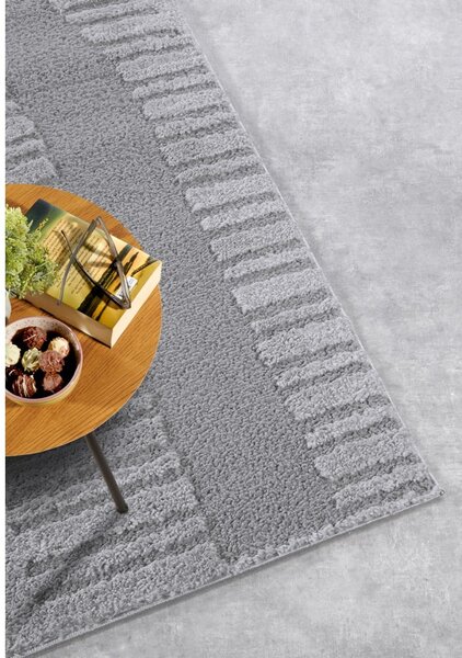 Šedý koberec 160x235 cm Bartoux Light Grey – Elle Decoration