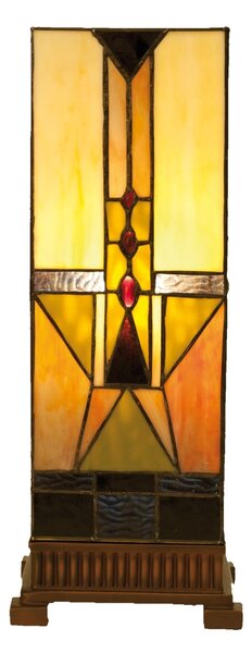 Stolní lampa Tiffany Cadence- 18*45 cm 1x E27 / max 60Watt - Clayre & Eef