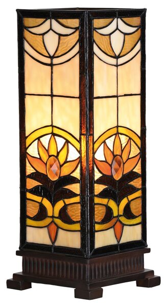 Tiffany lampa Fleur - 18*45 cm 1x E27 / Max 60W - Clayre & Eef