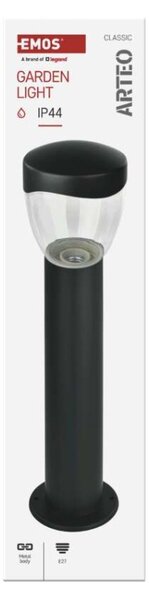 EMOS LED zahradní sloupkové svítidlo, 12 x 12 x 50 cm, 1 x E27, 15 W 1554002000