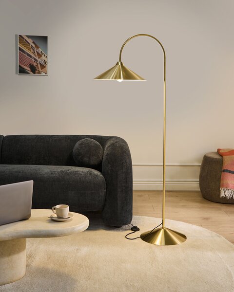 Stojací lampa SAVEGRE Kov Zlatá