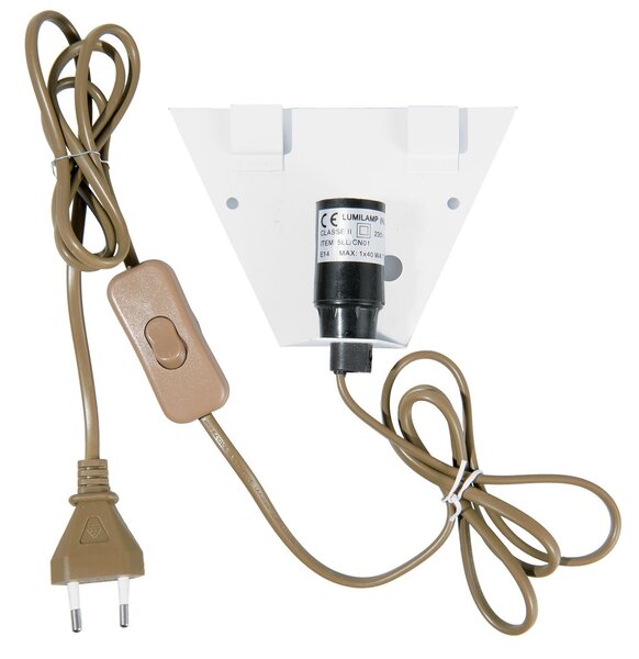 EP-Nástěnná deska pro stínítko Tiffany - 13*4*11 cm / E14 - Clayre & Eef