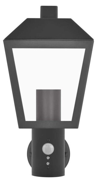 EMOS LED zahradní nástěnné svítidlo s čidlem soumraku, 19,8 x 15 x 29,8 cm, 1 x E27, 15 W 1554000006