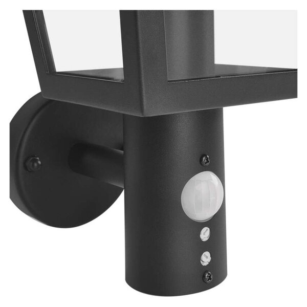EMOS LED zahradní nástěnné svítidlo s čidlem soumraku, 19,8 x 15 x 29,8 cm, 1 x E27, 15 W 1554000006