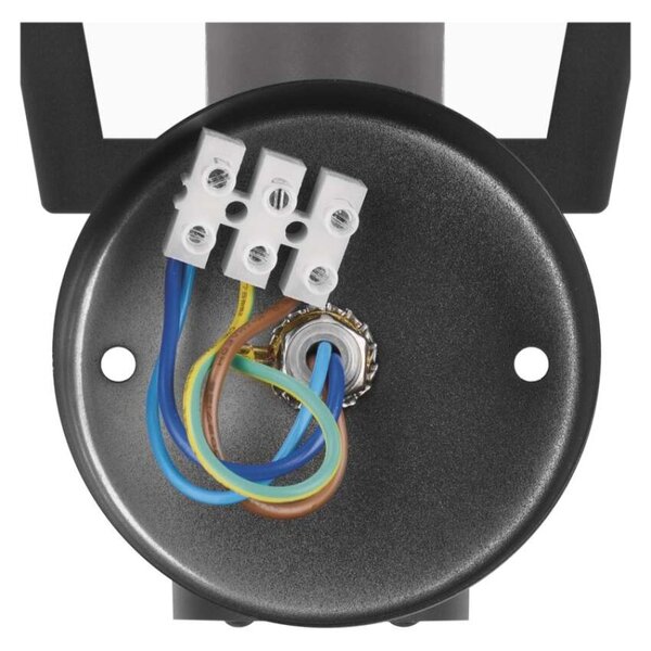 EMOS LED zahradní nástěnné svítidlo s čidlem soumraku, 19,8 x 15 x 29,8 cm, 1 x E27, 15 W 1554000006
