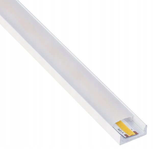 BERGE LED hliníkový profil 2m bílý přisazený - sada