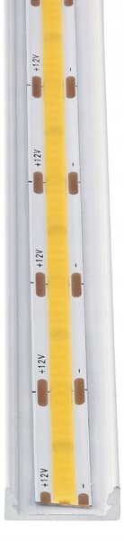 BERGE LED hliníkový profil 2m bílý přisazený - sada