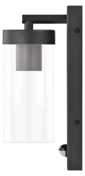 EMOS LED zahradní nástěnné svítidlo s čidlem soumraku, 12,8 x 8 x 27 cm, 1 x E27, 15 W 1554000008
