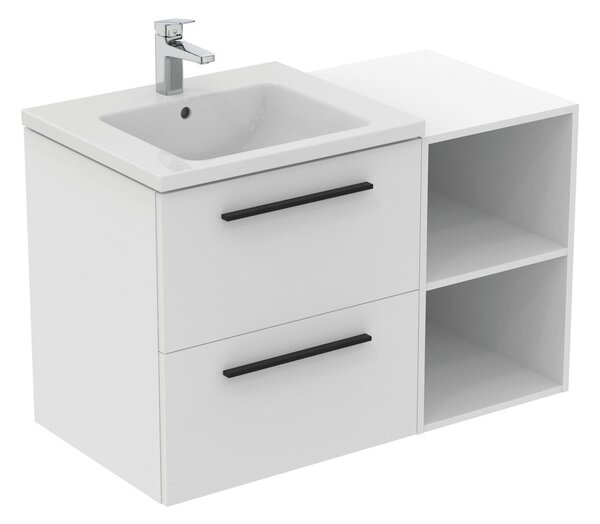 Antracitová závěsná skříňka pod umyvadlo 80x63 cm i.Life B – Ideal Standard
