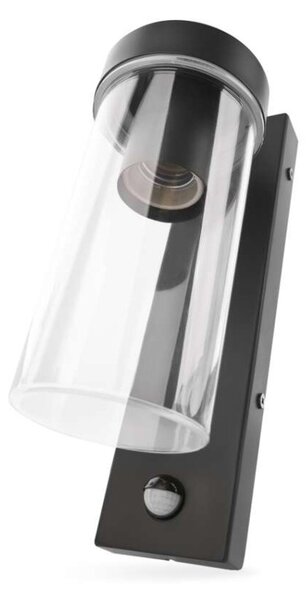 EMOS LED zahradní nástěnné svítidlo s čidlem soumraku, 12,8 x 8 x 27 cm, 1 x E27, 15 W 1554000008